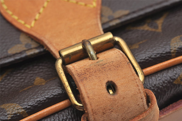 Authentic Louis Vuitton Monogram Cartouchiere MM M51253 Shoulder Cross Bag 1757I