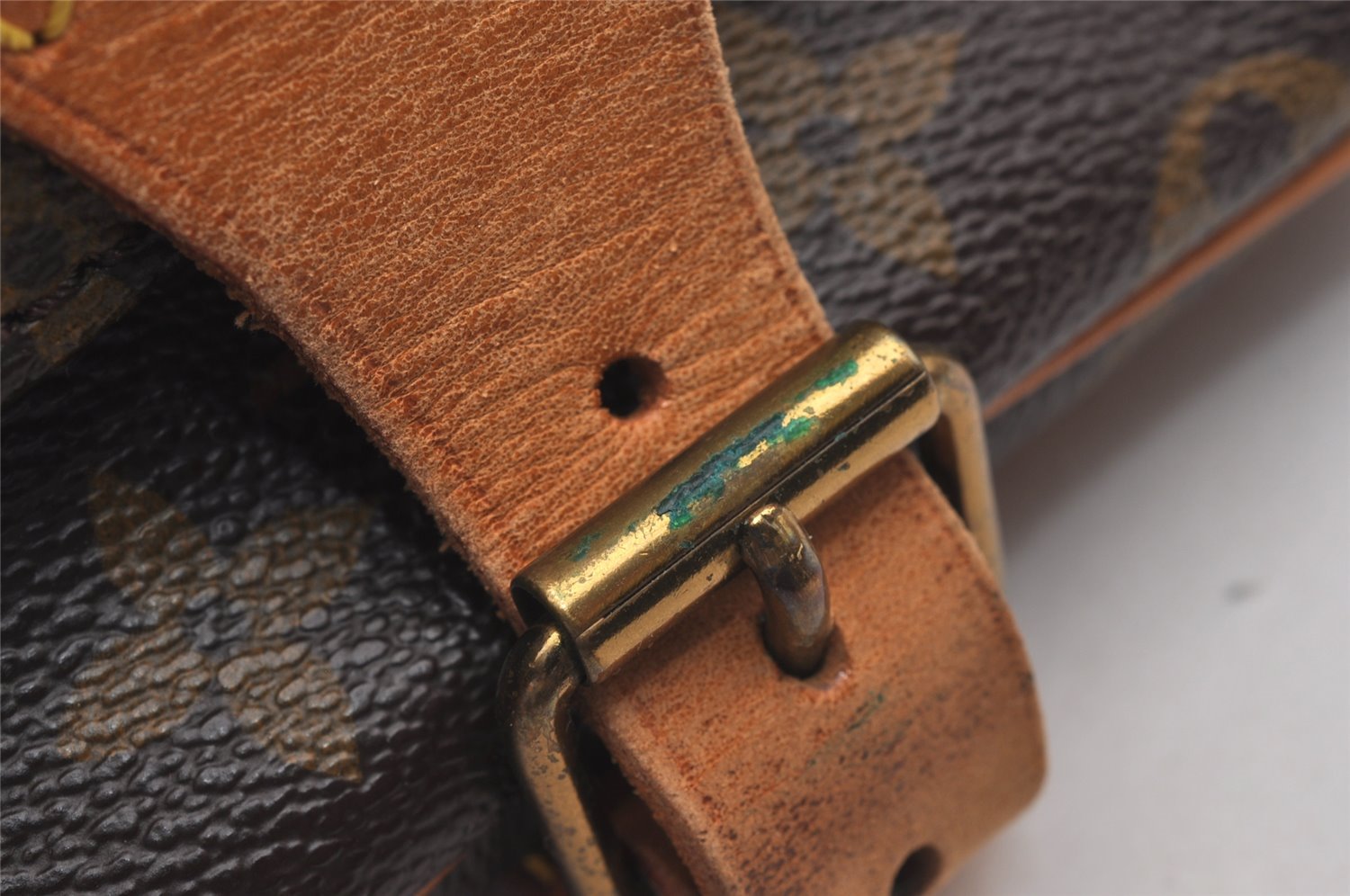 Authentic Louis Vuitton Monogram Cartouchiere MM M51253 Shoulder Cross Bag 1757I