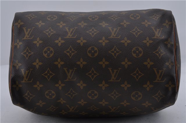 Authentic Louis Vuitton Monogram Speedy 30 Hand Bag Purse M41526 LV 1758D