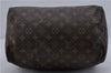 Authentic Louis Vuitton Monogram Speedy 30 Hand Bag Purse M41526 LV 1758D