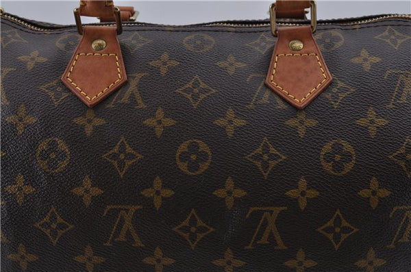 Authentic Louis Vuitton Monogram Speedy 30 Hand Bag Purse M41526 LV 1758D