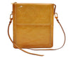 Auth Louis Vuitton Monogram Vernis Mott Shoulder Bag Yellow M91059 LV Junk 1758I