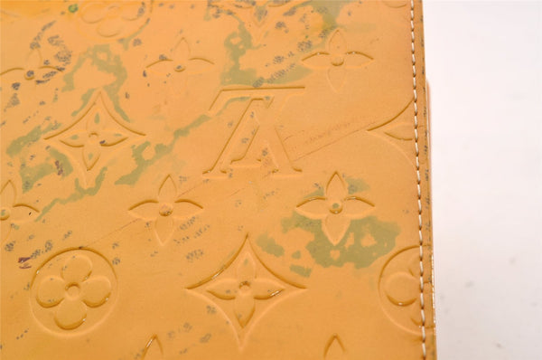 Auth Louis Vuitton Monogram Vernis Mott Shoulder Bag Yellow M91059 LV Junk 1758I