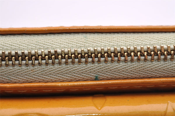 Auth Louis Vuitton Monogram Vernis Mott Shoulder Bag Yellow M91059 LV Junk 1758I