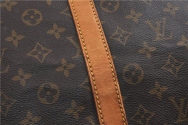 Auth Louis Vuitton Monogram Keepall Bandouliere 55 Boston Bag M41414 LV 1759D