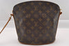 Authentic Louis Vuitton Monogram Drouot Shoulder Crossbody Bag M51290 Junk 1759I