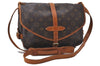 Auth Louis Vuitton Monogram Saumur 30 Shoulder Cross Body Bag M42256 LV 1760D