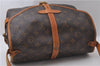 Auth Louis Vuitton Monogram Saumur 30 Shoulder Cross Body Bag M42256 LV 1760D