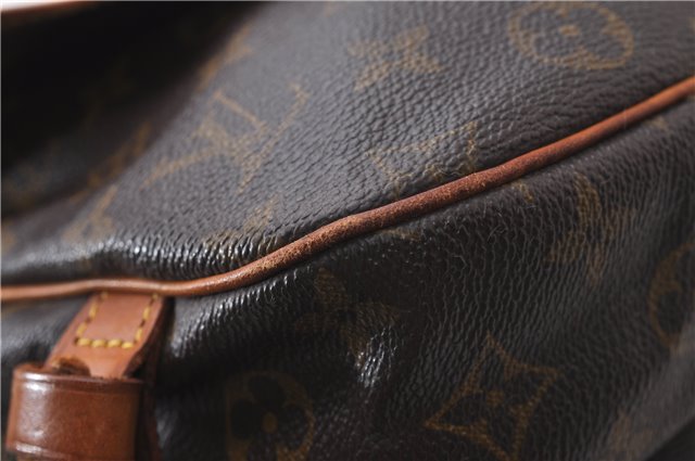 Auth Louis Vuitton Monogram Saumur 30 Shoulder Cross Body Bag M42256 LV 1760D