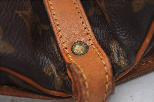 Auth Louis Vuitton Monogram Saumur 30 Shoulder Cross Body Bag M42256 LV 1760D