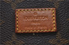 Auth Louis Vuitton Monogram Saumur 30 Shoulder Cross Body Bag M42256 LV 1760D