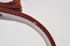 Authentic Salvatore Ferragamo Vara Ribbon Leather Canvas 2Way Hand Bag Red 1760I