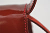Authentic Salvatore Ferragamo Vara Ribbon Leather Canvas 2Way Hand Bag Red 1760I