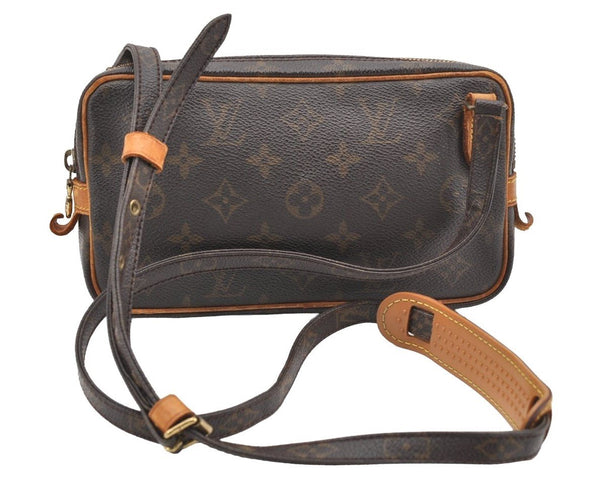 Auth Louis Vuitton Monogram Marly Bandouliere Shoulder Cross Bag M51828 LV 1761I
