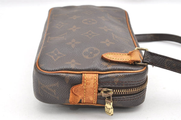 Auth Louis Vuitton Monogram Marly Bandouliere Shoulder Cross Bag M51828 LV 1761I