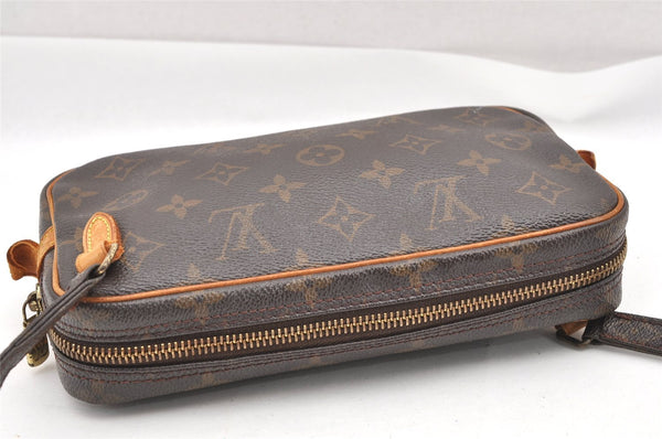 Auth Louis Vuitton Monogram Marly Bandouliere Shoulder Cross Bag M51828 LV 1761I