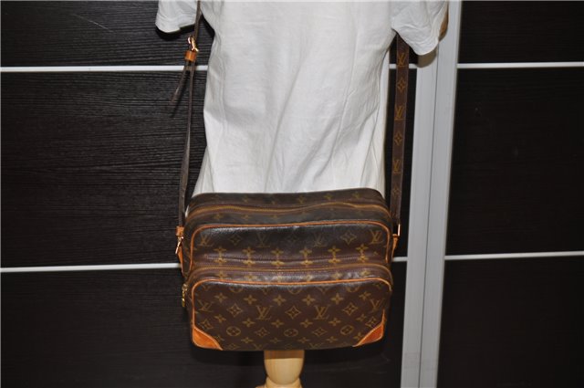 Authentic Louis Vuitton Monogram Nile Shoulder Cross Body Bag M45244 LV 1762D