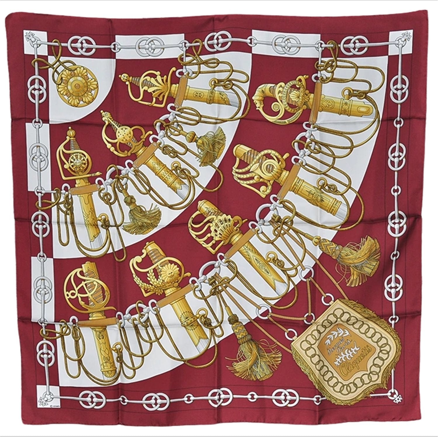 Authentic HERMES Carre 90 Scarf 