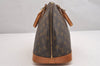 Authentic Louis Vuitton Monogram Alma Hand Bag Purse M51130 LV 1762I