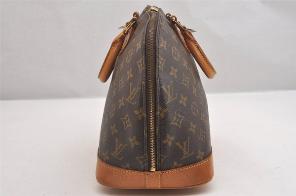 Authentic Louis Vuitton Monogram Alma Hand Bag Purse M51130 LV 1762I