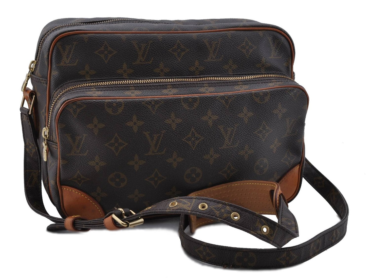 Authentic Louis Vuitton Monogram Nile Shoulder Cross Body Bag M45244 LV 1763D