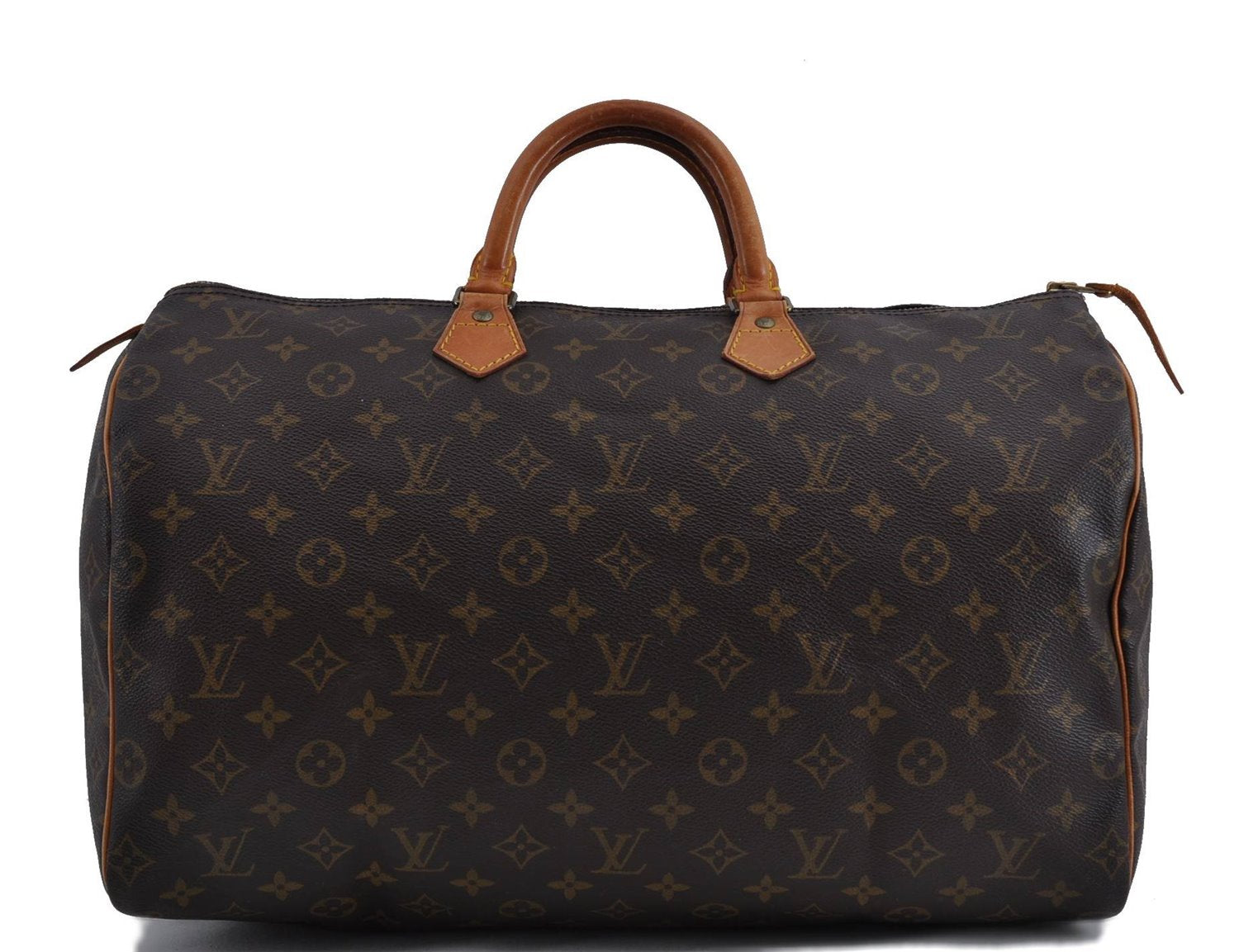 Authentic Louis Vuitton Monogram Speedy 40 Hand Bag M41522 LV 1764D