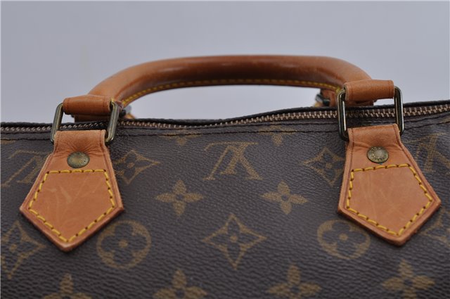 Authentic Louis Vuitton Monogram Speedy 40 Hand Bag M41522 LV 1764D