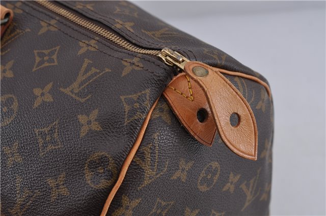 Authentic Louis Vuitton Monogram Speedy 40 Hand Bag M41522 LV 1764D