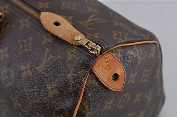 Authentic Louis Vuitton Monogram Speedy 40 Hand Bag M41522 LV 1764D