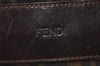Authentic FENDI Zucca Folding Tote Hand Bag Purse Nylon Leather Brown 1764I