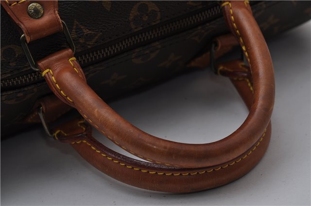 Authentic Louis Vuitton Monogram Speedy 35 Hand Bag M41524 LV 1765D