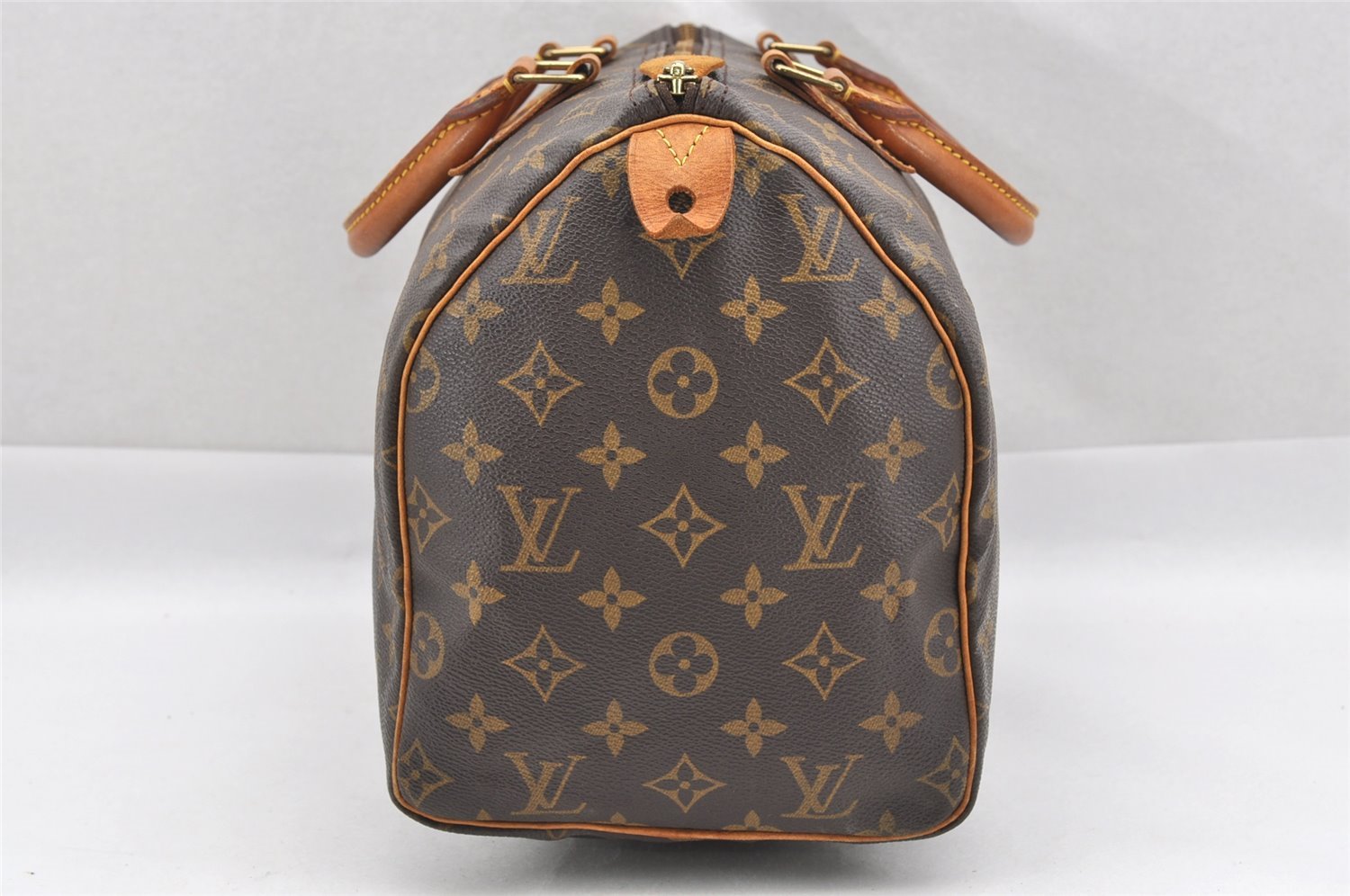 Authentic Louis Vuitton Monogram Speedy 30 Hand Boston Bag M41526 LV 1765I