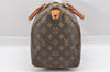 Authentic Louis Vuitton Monogram Speedy 30 Hand Boston Bag M41526 LV 1765I