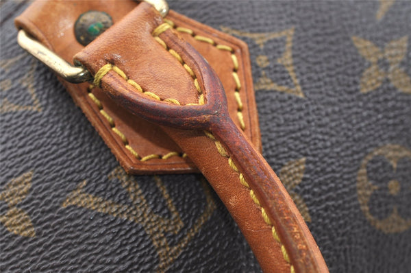 Authentic Louis Vuitton Monogram Speedy 30 Hand Boston Bag M41526 LV 1765I
