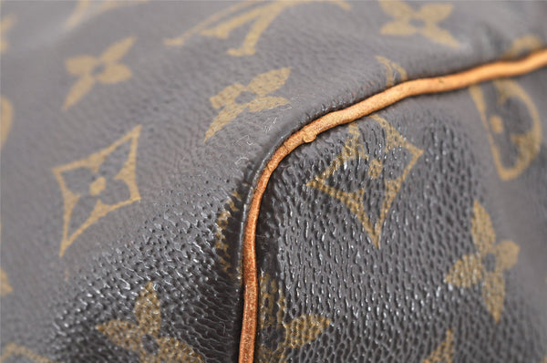 Authentic Louis Vuitton Monogram Speedy 30 Hand Boston Bag M41526 LV 1765I