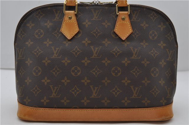 Authentic Louis Vuitton Monogram Alma Hand Bag M51130 LV 1766D