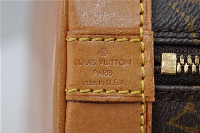 Authentic Louis Vuitton Monogram Alma Hand Bag M51130 LV 1766D