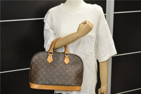 Authentic Louis Vuitton Monogram Alma Hand Bag M51130 LV 1766D