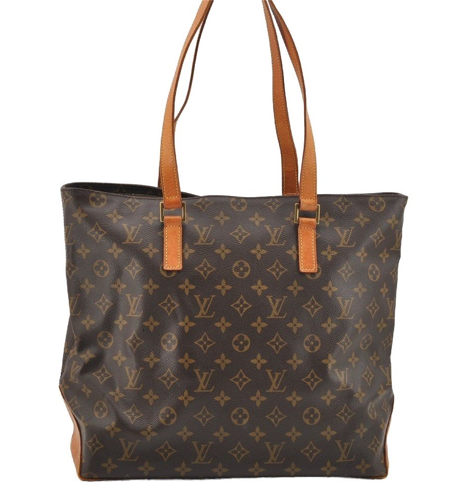 Authentic Louis Vuitton Monogram Cabas Mezzo Shoulder Tote Bag M51151 LV 1766I