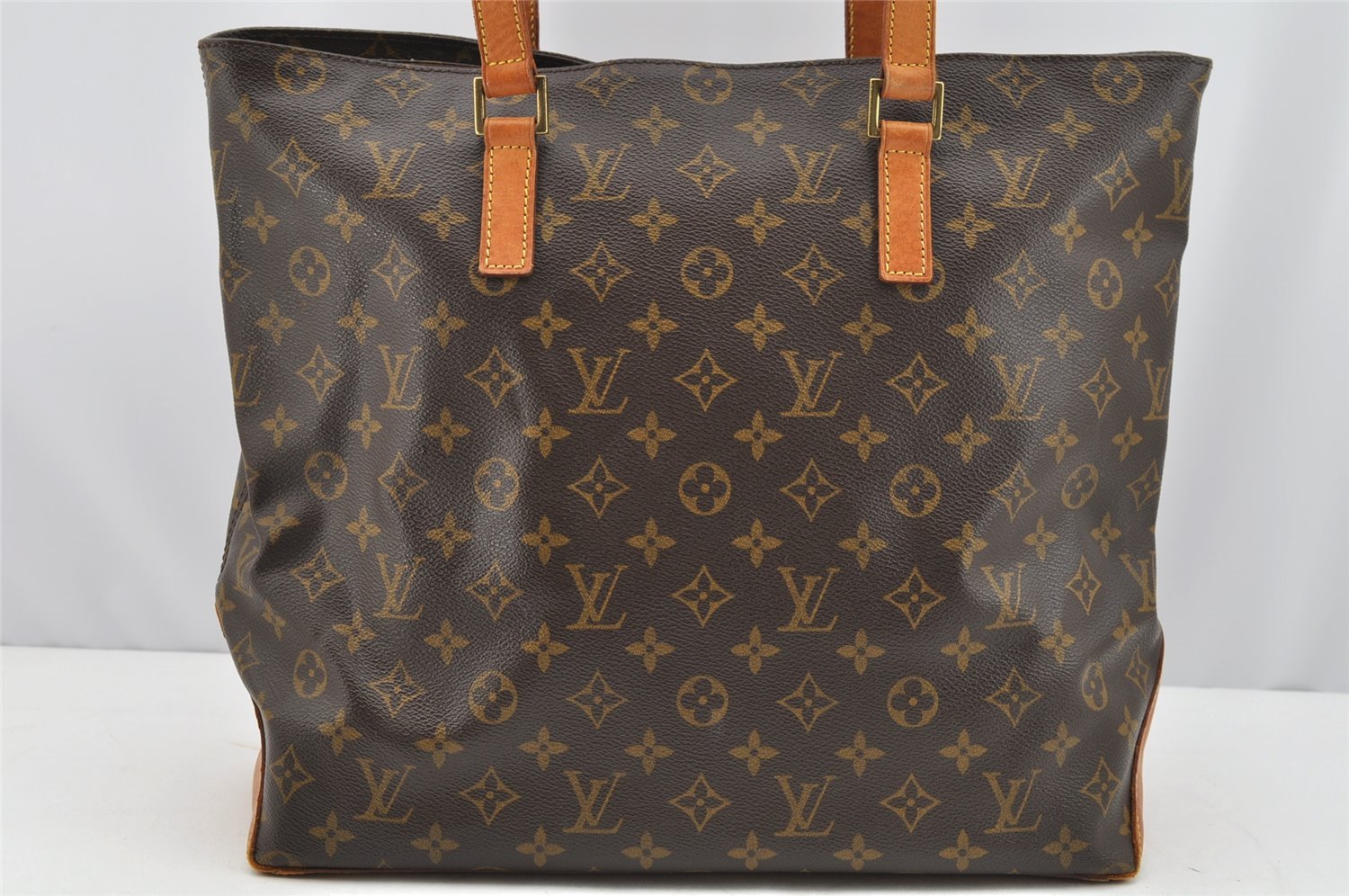 Authentic Louis Vuitton Monogram Cabas Mezzo Shoulder Tote Bag M51151 LV 1766I