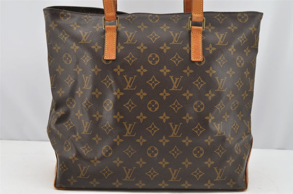 Authentic Louis Vuitton Monogram Cabas Mezzo Shoulder Tote Bag M51151 LV 1766I
