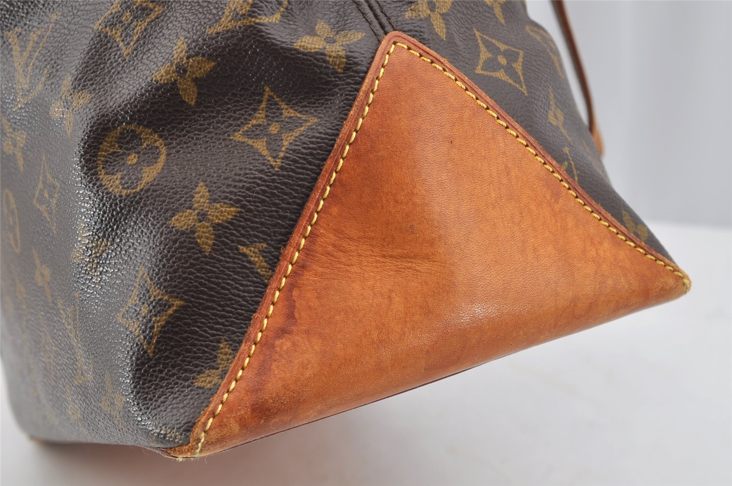 Authentic Louis Vuitton Monogram Cabas Mezzo Shoulder Tote Bag M51151 LV 1766I