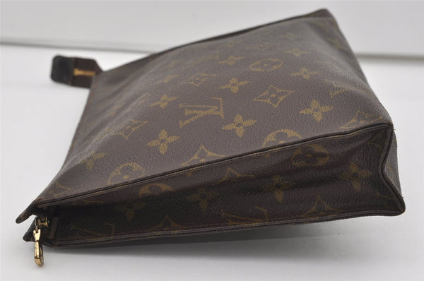 Authentic Louis Vuitton Monogram Poche Toilette 26 M47542 Cosmetics Pouch 1767I