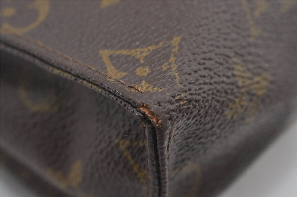 Authentic Louis Vuitton Monogram Poche Toilette 26 M47542 Cosmetics Pouch 1767I