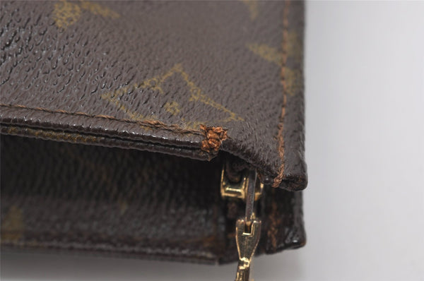 Authentic Louis Vuitton Monogram Poche Toilette 26 M47542 Cosmetics Pouch 1767I