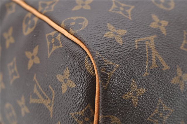 Auth Louis Vuitton Monogram Keepall Bandouliere 55 Boston Bag M41414 LV 1768D