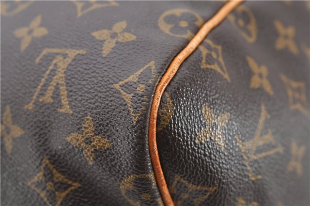 Auth Louis Vuitton Monogram Keepall Bandouliere 55 Boston Bag M41414 LV 1768D