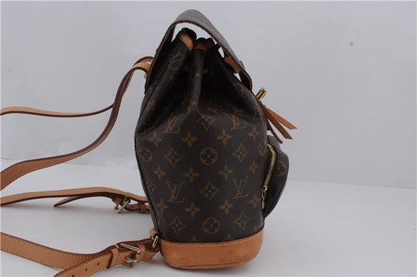 Authentic Louis Vuitton Monogram Montsouris MM Backpack M51136 LV 1770D