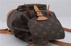 Authentic Louis Vuitton Monogram Montsouris MM Backpack M51136 LV 1770D