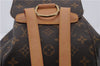 Authentic Louis Vuitton Monogram Montsouris MM Backpack M51136 LV 1770D